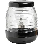 Osculati Klassieke vloerlamp, 360°, wit/zwart, 12V, 11.135.00