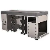 Olive Functional Weight Bench Zilver