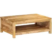 vidaXL Salontafel 80x55x30 cm massief mangohout