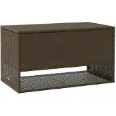 vidaXL Opbergbox voor buiten 100x55x55,5 cm poly rattan bruin