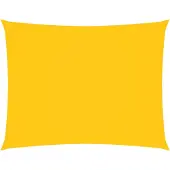 vidaXL Zonnescherm rechthoekig 4x5 m oxford stof geel