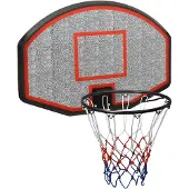 vidaXL Basketbalbord 90x60x2 cm polyetheen zwart