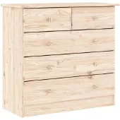 vidaXL ALTA Ladeblok - Massief grenenhout, 77 x 35 x 73 cm