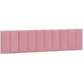 vidaXL Hoofdbordkussen "Hanko" 200 cm fluweel roze