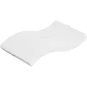 vidaXL Schuimmatras middelzacht 100x200 cm