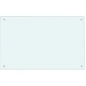 vidaXL Spatscherm keuken 80x50 cm gehard glas melkwit
