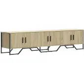 vidaXL Tv-meubel 180x34x41 cm bewerkt hout sonoma eikenkleurig