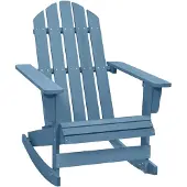 vidaXL Schommelstoel Adirondack massief vurenhout blauw