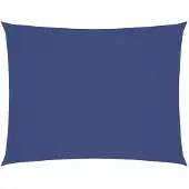 vidaXL Zonnescherm rechthoekig 3x4 m oxford stof blauw
