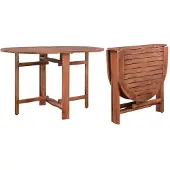 vidaXL Tuintafel 120x70x74 cm massief acaciahout
