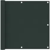 vidaXL Balkonscherm 90x600 cm oxford stof donkergroen