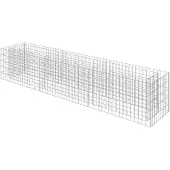 vidaXL Gabion plantenbak verhoogd 270x50x50 cm gegalvaniseerd staal