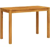 vidaXL Tuintafel 110x55x75 cm massief acaciahout