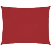 vidaXL Zonnescherm rechthoekig 2,5x3,5 m oxford stof rood