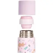 Miniland 500ml Squirrel Thermal Bottle Roze Kinderen