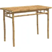 vidaXL Tuintafel 110x55x75 cm bamboe
