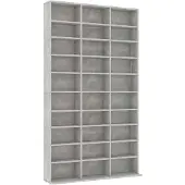 vidaXL Cd-kast 102x16x177,5 cm bewerkt hout betongrijs