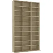 vidaXL Cd-kast 102x23x177,5 cm bewerkt hout sonoma eikenkleurig