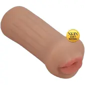 XKIN - kunstmond-masturbator - S (donker naturaalkleurig)