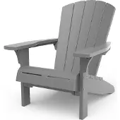 Keter Tuinstoel Mountain Troy Adirondack Grijs 93x80.5x96.5cm