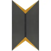 Highlight Wandlamp Crown zwart/goud