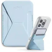 MOFT MOVAS Snap-On MagSafe Kaarthouder Vegan Leer Pasjeshouder Licht Blauw