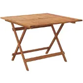 vidaXL Tuintafel inklapbaar 90x90x75 cm massief acaciahout