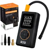 R2B Compressor Bandenpomp - Elektrisch & Oplaadbaar - Veelzijdig & Universeel - Met Powerbank & Zaklamp