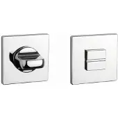 Aprile | Prestige WC garnituur rozet | 52x52x5mm | Chroom gepolijst Toilet Rozet