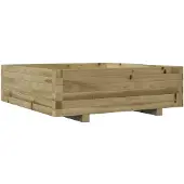 vidaXL Plantenbak 80x80x26,5 cm geïmpregneerd grenenhout
