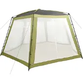vidaXL Zwembadtent 590x520x250 cm stof groen