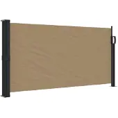vidaXL Windscherm uittrekbaar 100x300 cm taupe