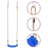 vidaXL Schommelzitje voor kinderen blauw