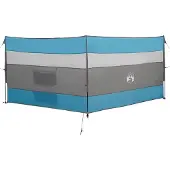 vidaXL Windscherm camping waterdicht 340x130 cm blauw