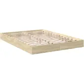 vidaXL Bedframe zonder matras hout sonoma eikenkleurig 140x200 cm