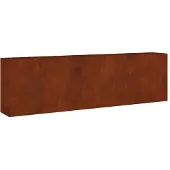 vidaXL Plantenbak verhoogd 280x40x80 cm cortenstaal