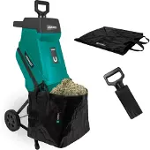 Vonroc Hakselaar 2500W – Voor takken tot 45mm | Incl. 45L opvangzak