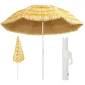vidaXL Strandparasol Hawaï stijl 300 cm naturel