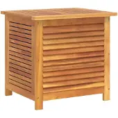 DKD Home Decor Tuinopslag met ventilatieopeningen, 60x50x56 cm, massief acaciahout