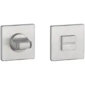 Aprile | Prestige WC garnituur rozet | 52x52x5mm | Chroom geborsteld