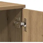vidaXL Tv-meubel Artisan Eiken 140x35x40 cm Bewerkt Hout