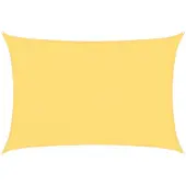 vidaXL Zonnezeil 160 g/m² 2x3 m HDPE beige