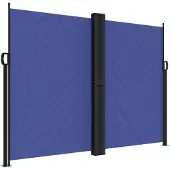 vidaXL Windscherm uittrekbaar 180x1200 cm blauw