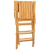 vidaXL Tuinstoelen inklapbaar 8 st 55x62x90 cm massief teakhout
