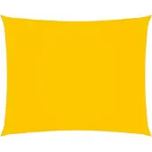 vidaXL Zonnescherm rechthoekig 3x4 m oxford stof geel