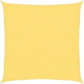 vidaXL Zonnescherm HDPE vierkant beige 3,6x3,6 m