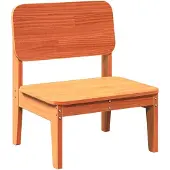 vidaXL Tuinstoel 60x52,5x72 cm massief grenenhout wasbruin