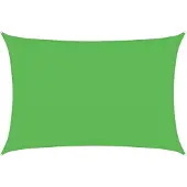 vidaXL Zonnezeil 160 g/m² 3x5 m HDPE lichtgroen