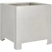 vidaXL Plantenbak 30x30x30 cm roestvrij staal