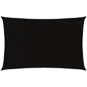 vidaXL Zonnescherm rechthoekig 5x8 m oxford stof zwart